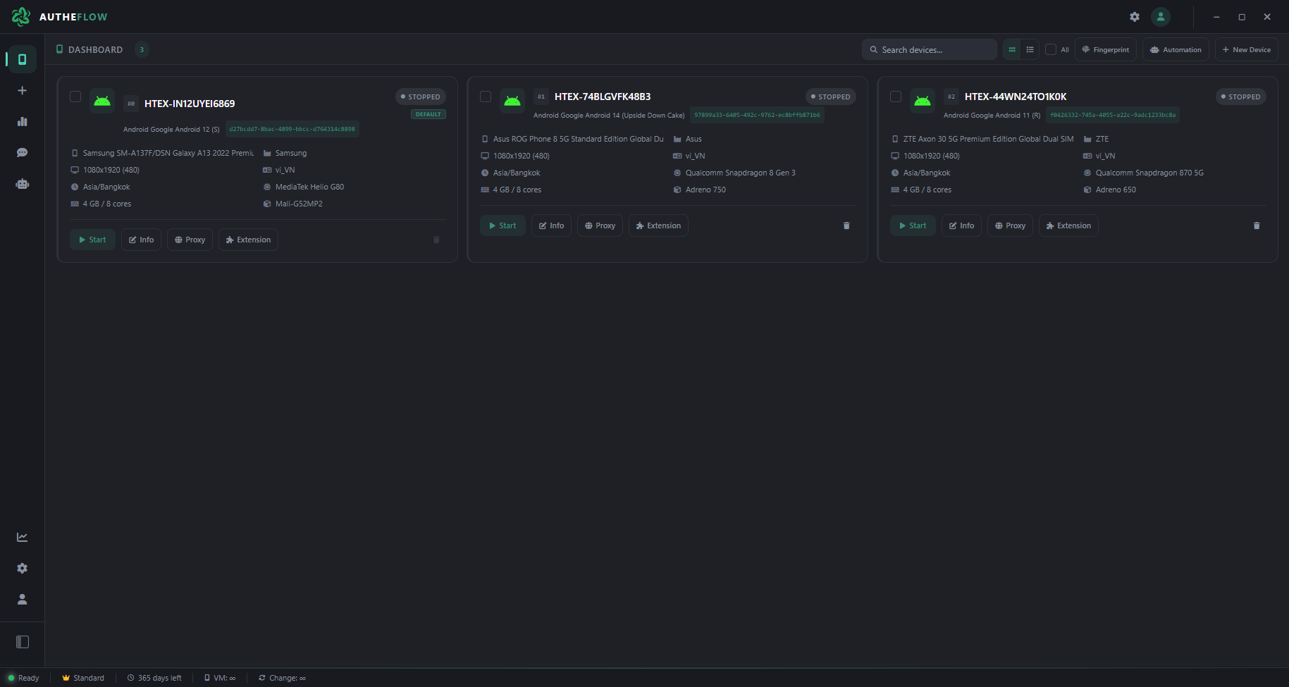 App Dashboard